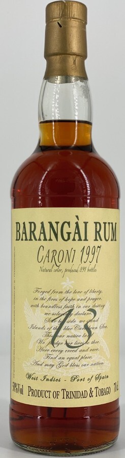 Pellegrini 1997 Caroni Barangai Rum Trinidad And Tobago 13yo 50% 700ml
