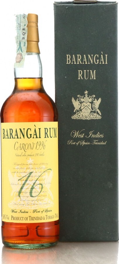 Pellegrini 1996 Caroni Barangai Rum Trinidad And Tobago 16yo 50% 700ml