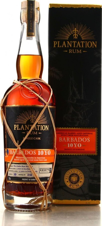 Plantation 2011 West Indies Rum Distillery Barbados Cask No. 10. 10yo 48.1% 700ml