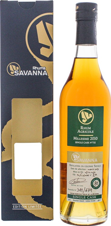 Savanna 2010 Reunion Agricole Single Cask 8yo 48.1% 500ml