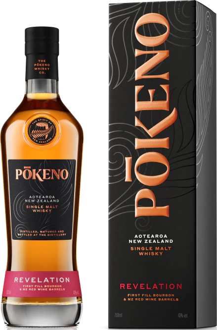 Pokeno Revelation Ex Bourbon + New Zealand Wine 43% 700ml