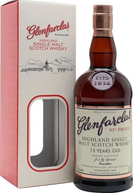 Glenfarclas 15yo 95 Proof ex-sherry thewhiskyexchange.com 54.2% 700ml