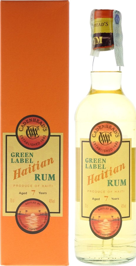 Cadenhead's Green Label Haitian Rum 7yo 46% 700ml