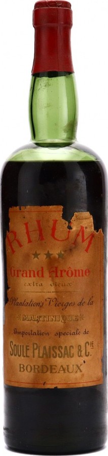 Soule Plaissac & Cie Grand Arome 1930 Extra Vieux Rhum Martinique