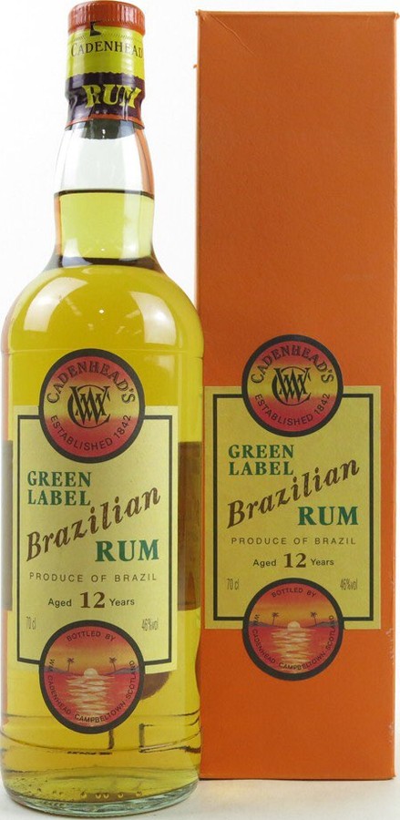 Cadenhead's Green Label Brazilian Rum 12yo 40% 700ml