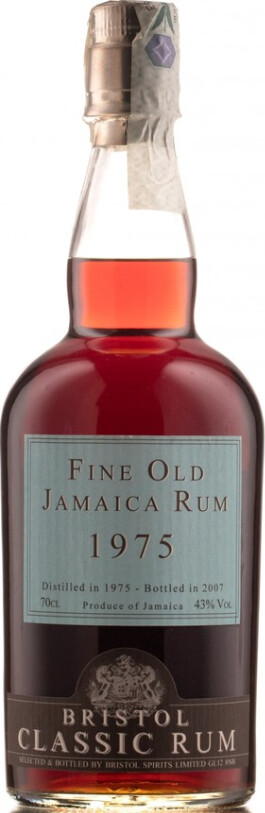 Bristol Classic Rum 1975 Clarendon Fine Old Jamaica Rum 32yo 43% 700ml