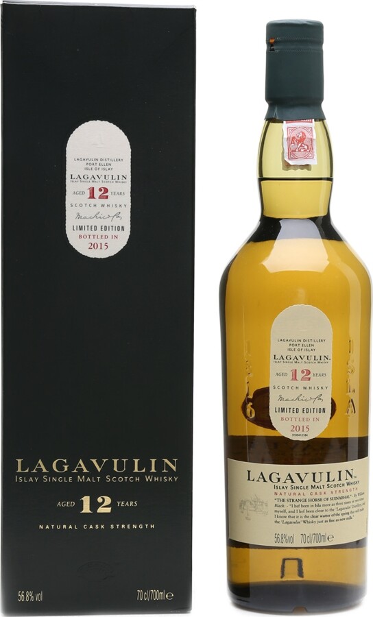 Lagavulin 12yo 15th Release Diageo Special Releases 2015 Refill American Oak Casks 56.8% 700ml