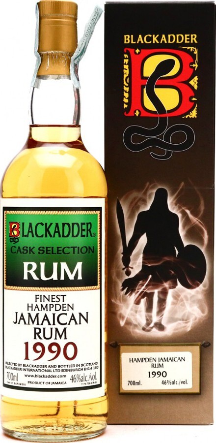Blackadder 1990 Hampden Jamaica Cask Selection 46% 700ml