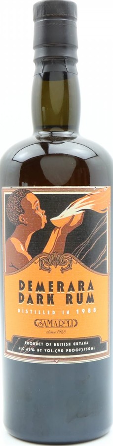 Samaroli 1988 Enmore Guyana Demerara Dark Rum Cask #5 25yo 45% 750ml
