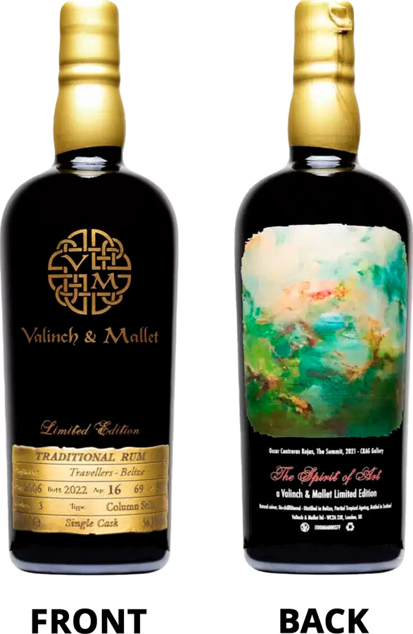 Valinch & Mallet Travellers The Spirit of Art 2006 16yo 56.3% 700ml