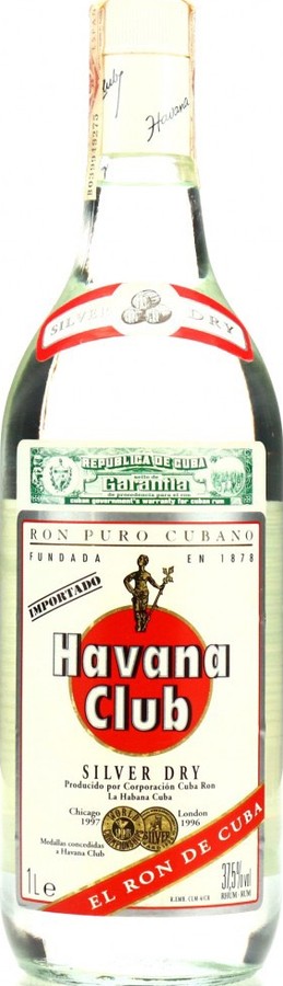 Havana Club Dry Silver Rum 40% 700ml