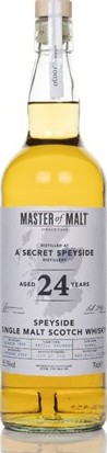 A Secret Speyside Distillery 1998 MoM Refill Bourbon Barrel 55.3% 700ml