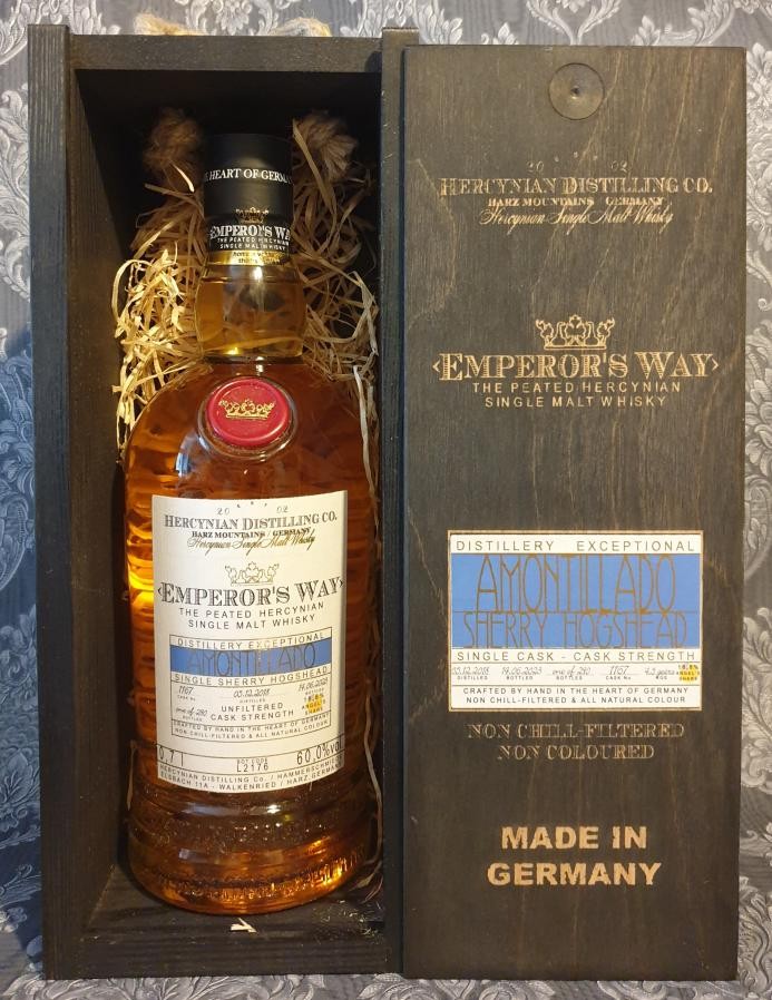 Emperor's Way 2018 Distillery Exceptional Amontillado Sherry Hogshead 60% 700ml