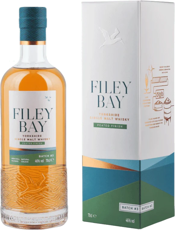 Filey Bay Single Malt Whisky Peated Finish Finished in peated cask 46% 700ml
