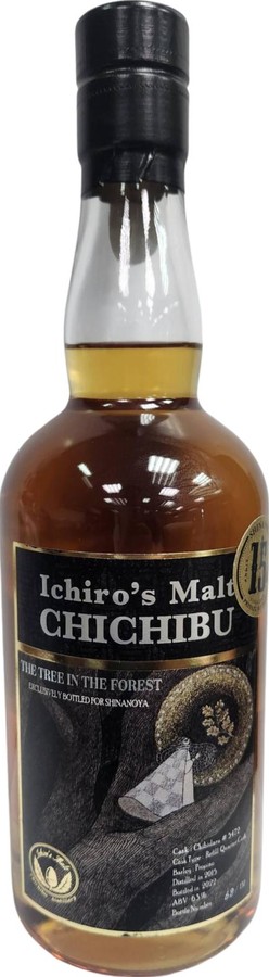 Chichibu 2015 Ichiro's Malt Refill Quarter Cask Shinanoya 15th Anniversary 63% 700ml