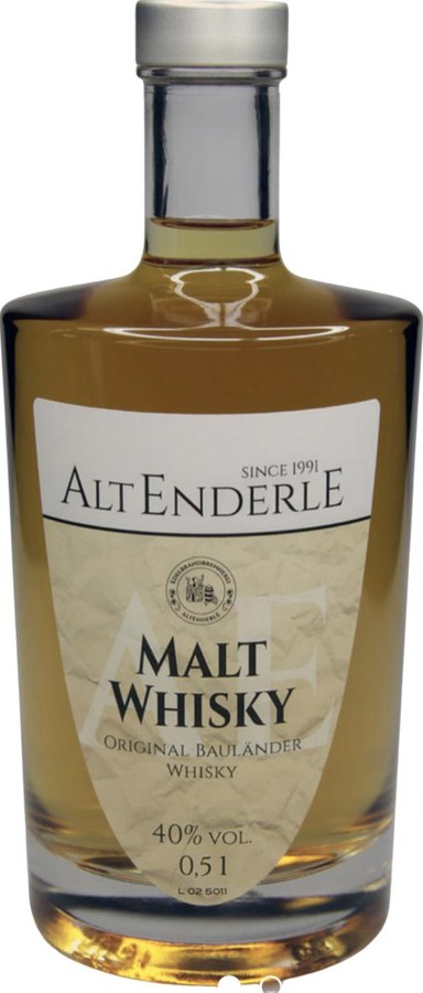 aged Enderle 5yo Malt Whisky Bourbon & Sherry 40% 500ml