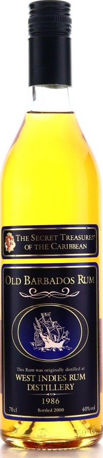 Fassbind AG 1986 West Indies Secret Treasures Old Barbados 14yo 40% 700ml