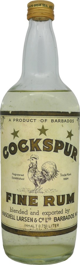 West Indies Barbados Cockspur Five Star Fine Rum 40% 750ml