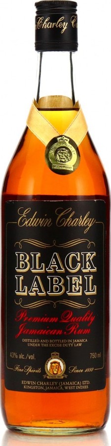 Edwin Charley Jamaica Black Label 43% 750ml