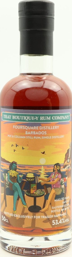 That Boutique-Y Rum Company Foursquare Barbados Bottled for Trailer Happiness 10yo 53.4% 500ml