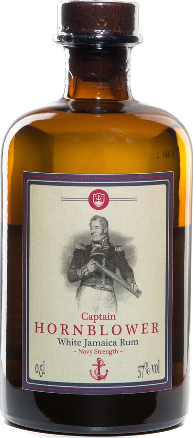Weinhandlung Schollenberger Hampden Jamaica Captain Hornblower White Rum 57% 500ml