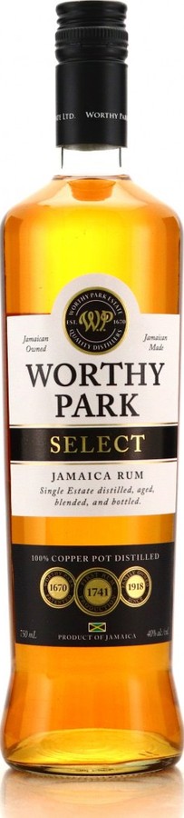 Worthy Park Select 40% 750ml