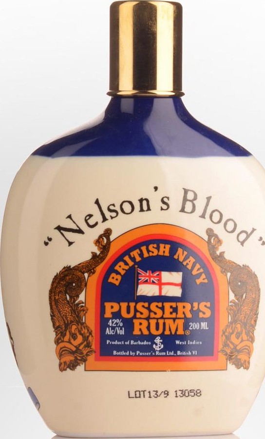 Pussers British Navy Rum Nelsons Blood Barbados 42% 200ml