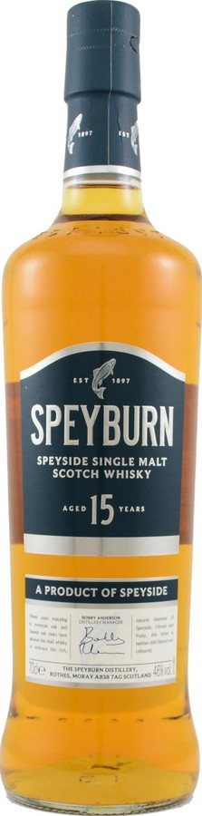 Speyburn 15yo American Oak & Spanish Oak 46% 700ml