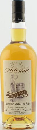 El Ron del Artesano 2009 Panama Rum Peated Cask Finish 10yo 42% 700ml