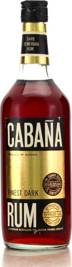 Cabana Caribbean Distillers Ltd Finest Dark 40% 750ml