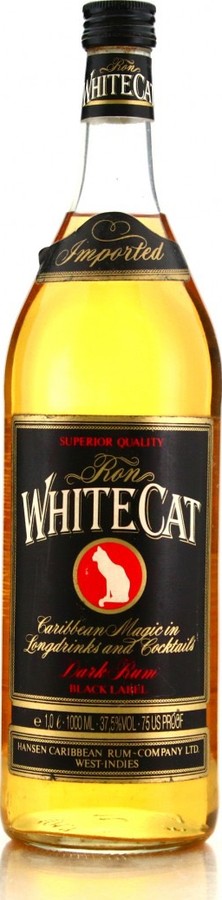 Hansen West Indies Dark Rum White Cat 37.5% 1000ml
