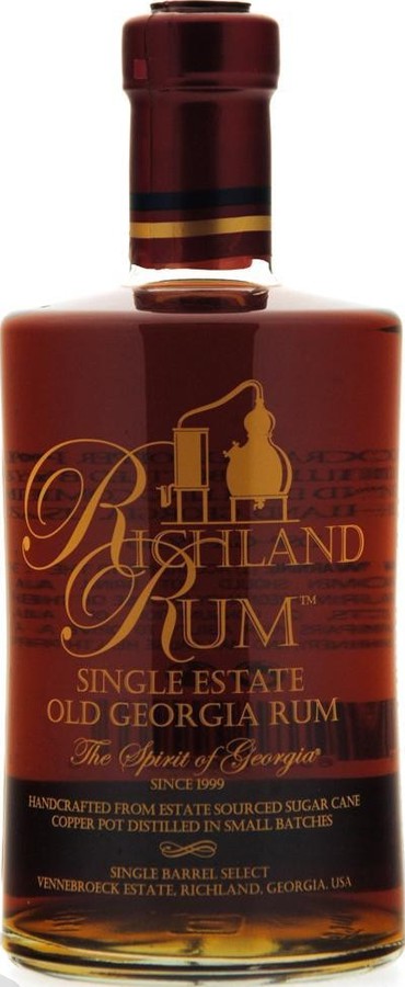 Richland Rum USA Single Estate Old South Georgia 43% 700ml