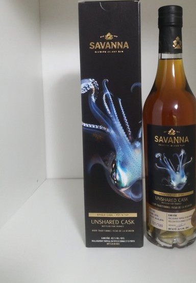 Savanna 2016 Reunion Unshared Cask #727 Bottled for France 6yo 62.1% 500ml