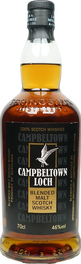 Campbeltown Loch Blended Malt Scotch Whisky 100% Campbeltown Whiskies Bourbon and Sherry 46% 700ml