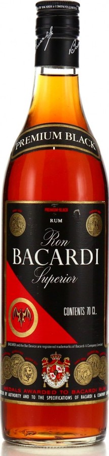 Bacardi Puerto Rico Superior Premium Black 38% 700ml