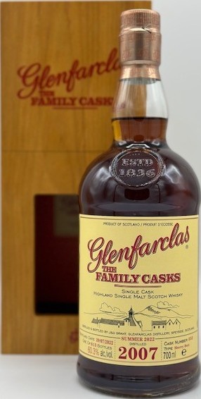 Glenfarclas 2007 The Family Casks Release S22 Sherry Butt 60.3% 700ml
