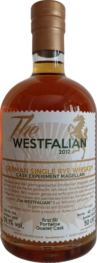 The Westfalian 2019 Cask Experiment Magellan 1st Fill Portwine QC 59.1% 500ml