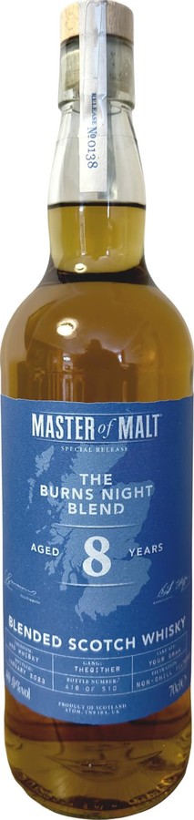 Blended Scotch Whisky 8yo MoM Burns Night Blend 40% 700ml
