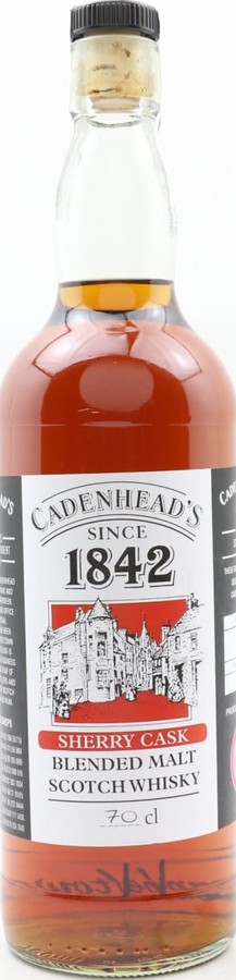 Cadenhead's 1842 CA Sherry Cask Sherry Cadenhead Shops 53.6% 700ml