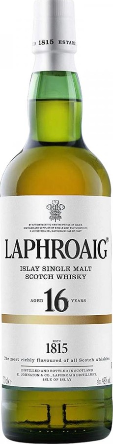 Laphroaig 16yo 1st Fill Ex-Bourbon Barrel 48% 700ml