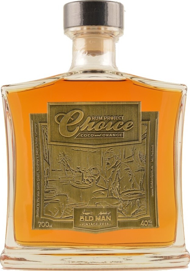 Spirits of Old Man 2016 Rum Project Choice Coco & Orange 40% 700ml
