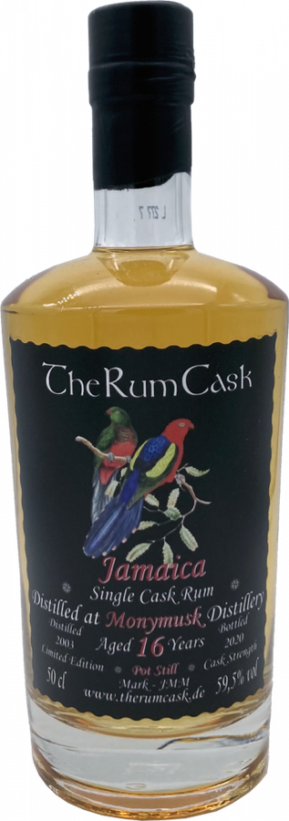 The Rum Cask 2003 Clarendon Jamaica JMM 16yo 59.5% 500ml