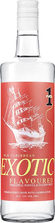 AB No. 1 Brands Old Caribbean Exotic Rum 32% 1000ml