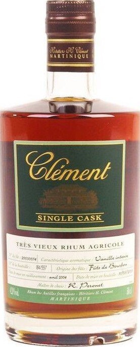 Clement 2003 Martinique Single Cask Vanille Intense 10yo 42.8% 700ml