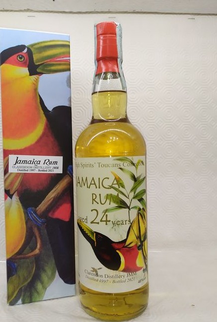 High Spirits Collection 1997 Clarendon Toucans Collection Jamaica Rum JMM 24yo 46% 700ml