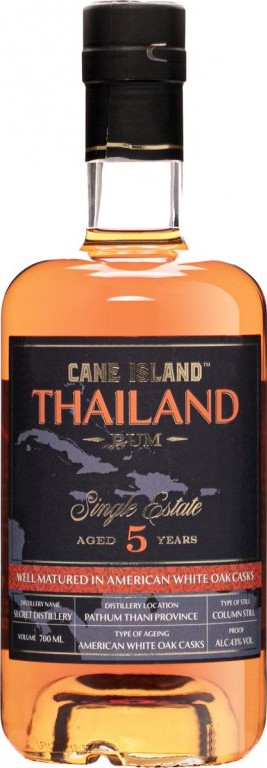Cane Island Thailand 5yo 5yo 43% 700ml