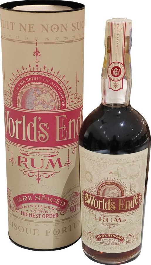 2240 Social Club World's End Rum Belgium Dark Spiced 40% 700ml