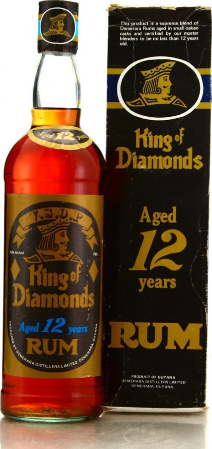 King of Diamonds Demerara Distillers Ltd Guyana 12yo 43% 750ml