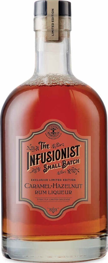 The Infusionist Small Batch Distillery Co. Caramel Hazelnut Rum Liqueur 20% 500ml