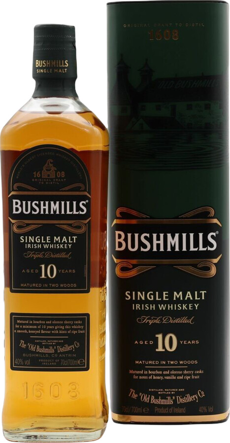 Bushmills Matured in Two Woods 10yo 40% 700ml